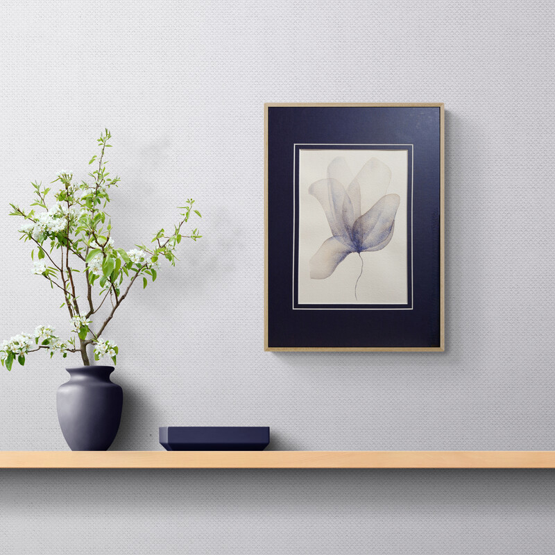 A delicate watercolour inspired by petals, Original Australian watercolour floral painting exploring colour, form and the fluid versatility of watercolour.