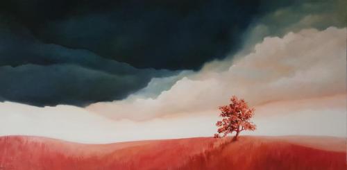 Oils on canvas - Ready to hang - 152 x 76 cms - $1850