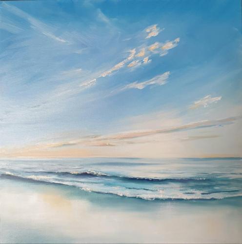 The Peace of Morning Light -Oil on canvas -Ready to hang -50 x 50 cms -Sold